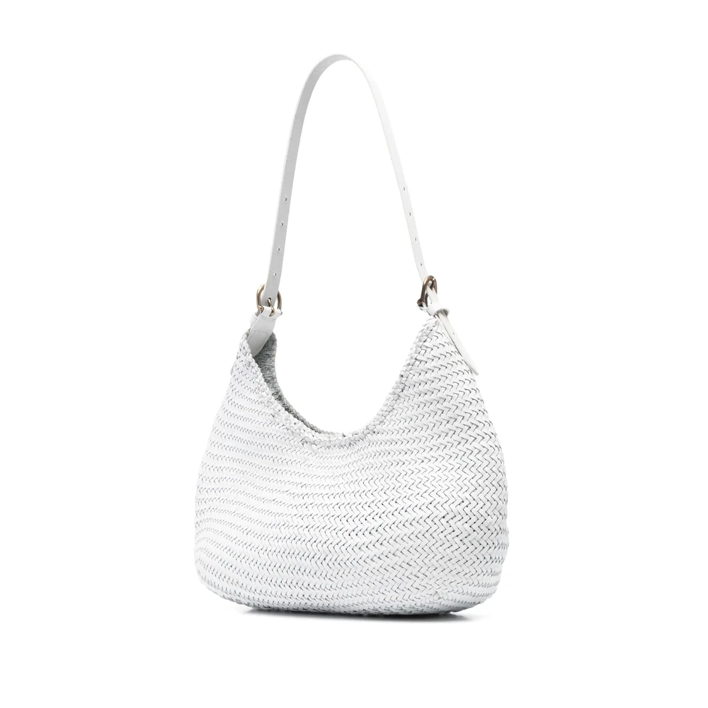 Dragon Diffusion Witte Schoudertas met Magnetische Sluiting White Dames