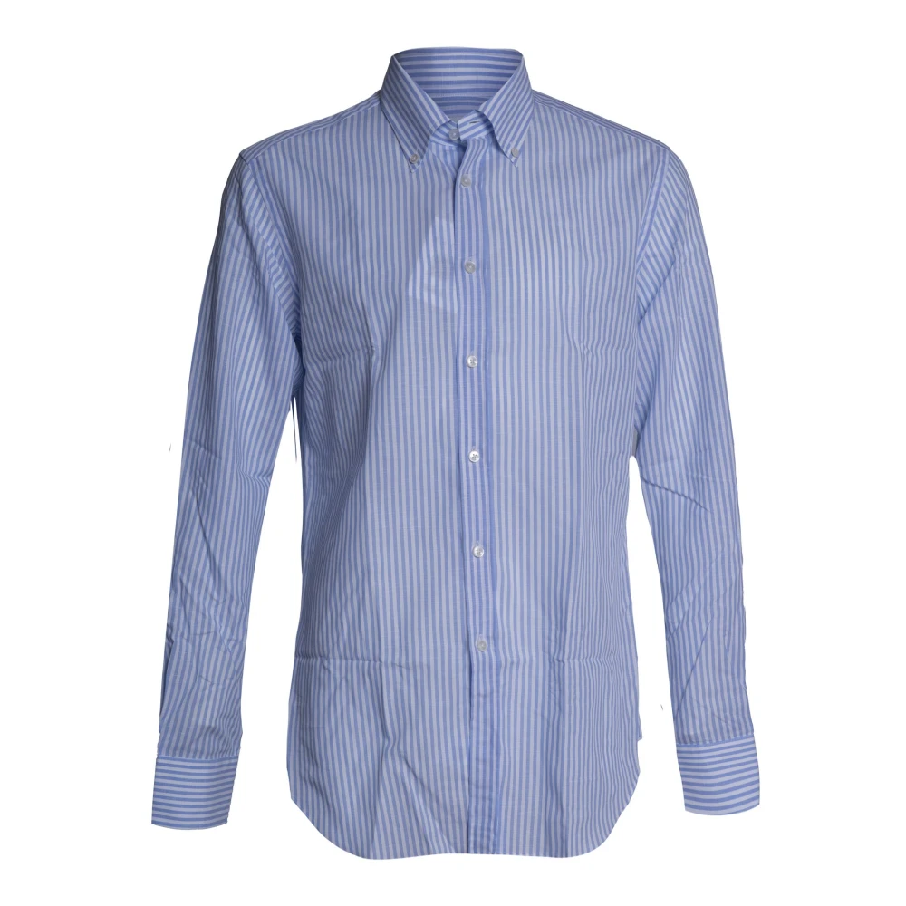 Xacus Mannelijk Blauw Overhemden Heren, M, Katoen, Klassiek Overhemd