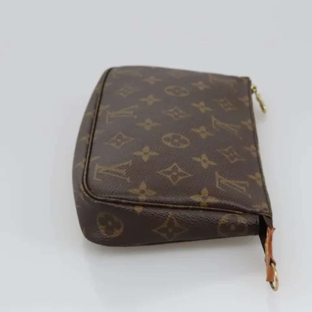 Louis Vuitton Vintage Pre-owned Canvas clutches Brown Dames
