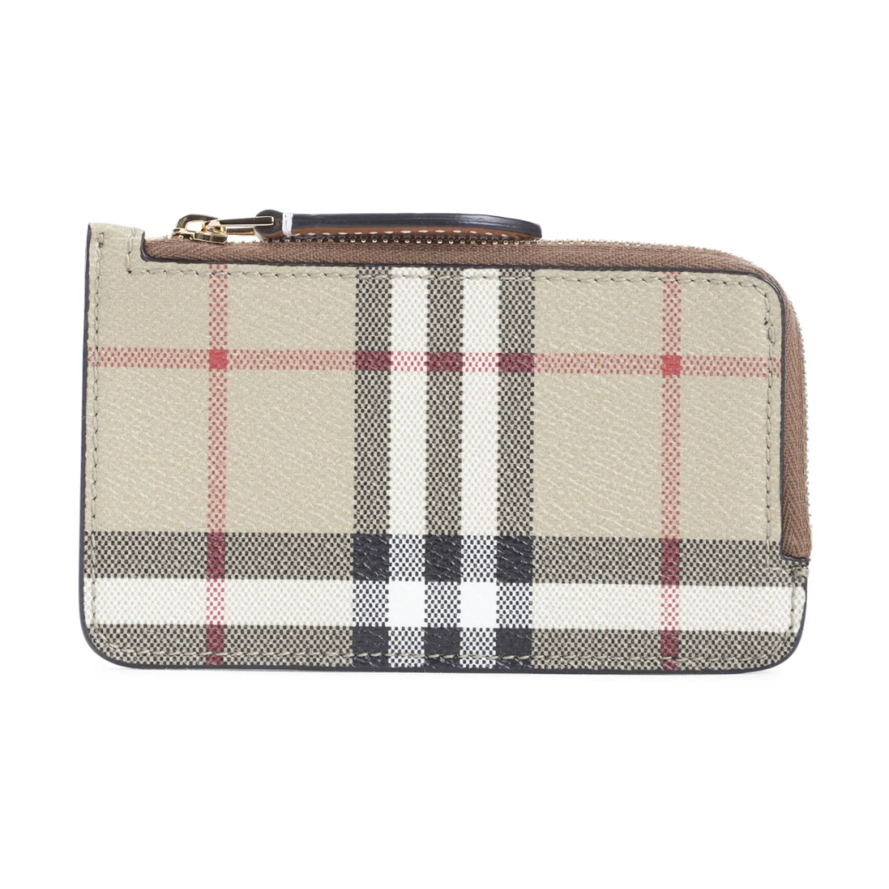 Burberry Multicolor Wallets & Cardholders, Female, One Size, Check Small Zip Wallet