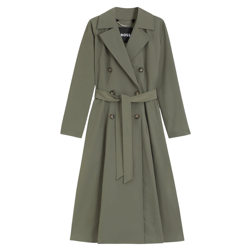 Boss Donna Verde - Trench Coat - Coats - M