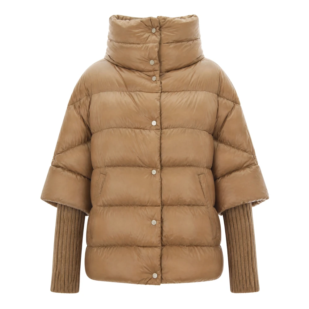 HERNO - Cappa cammello con collo alto - Donna - Taglia 40 - Immagine 5
