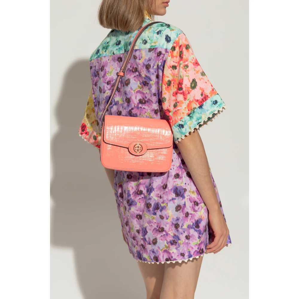 TORY BURCH Robinson Schoudertas Pink Dames