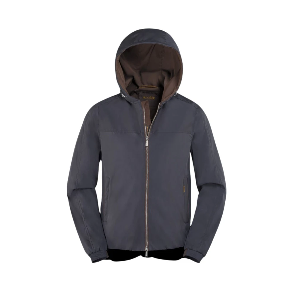 Moorer Men's Blue Light Jackets, 4XL, Albori Anorak