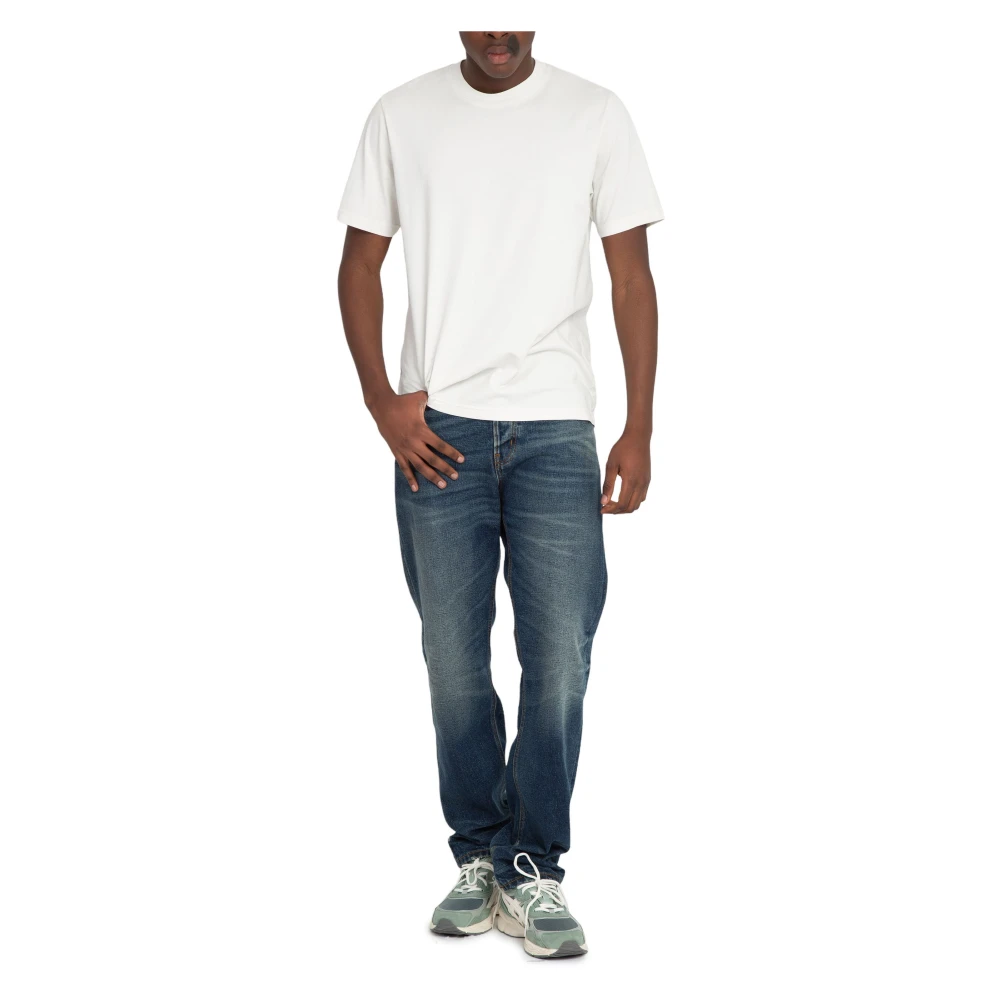 Haikure Washed Tee White Heren