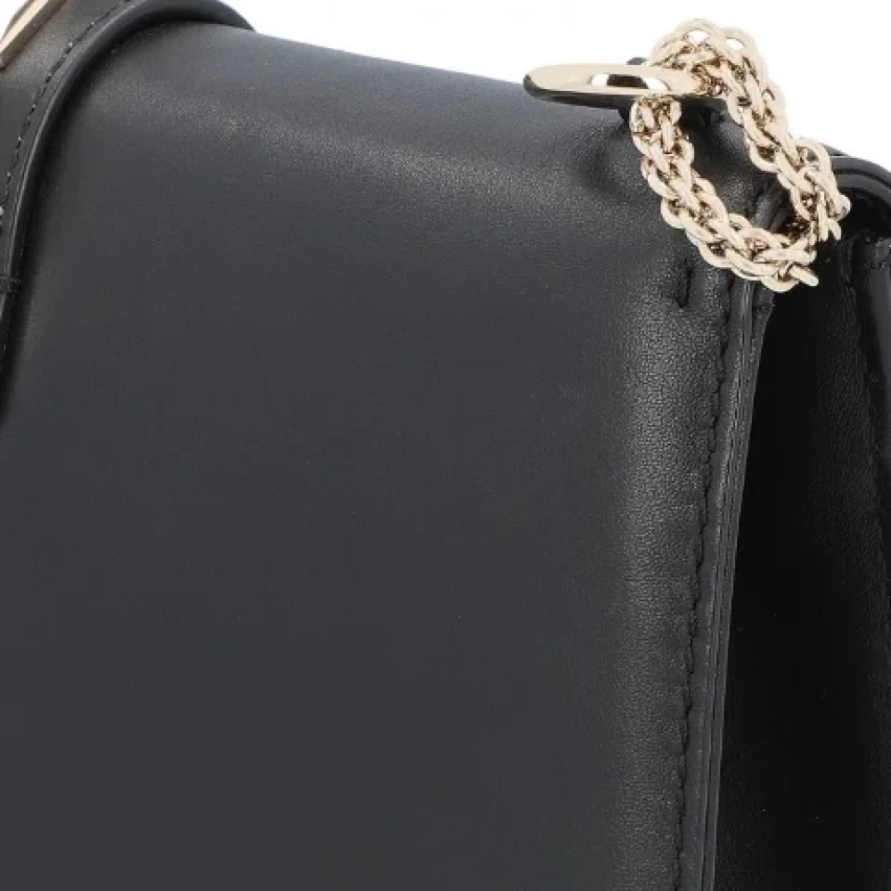 Valentino Vintage Pre-owned Leather shoulder-bags Black Dames