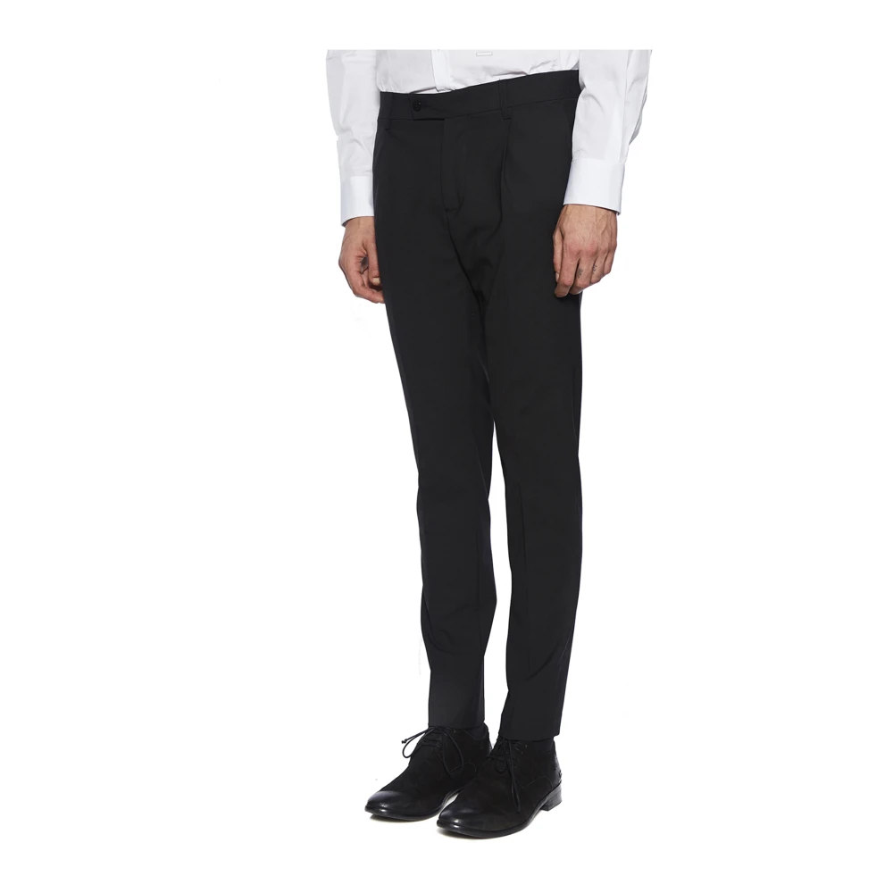 Daniele Alessandrini Geplooide Broek Black Heren