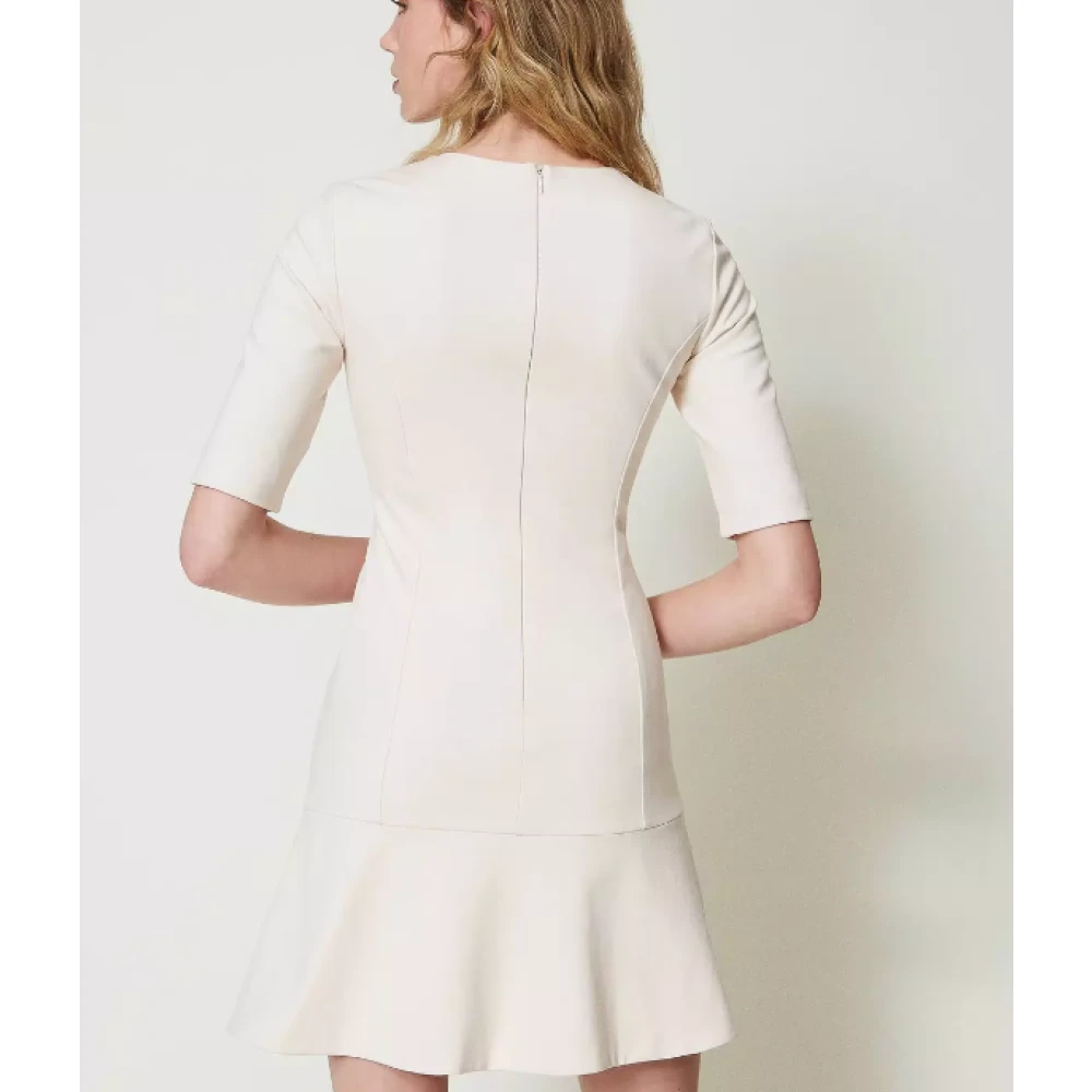 Twinset Elegant Jurk Set Beige Dames