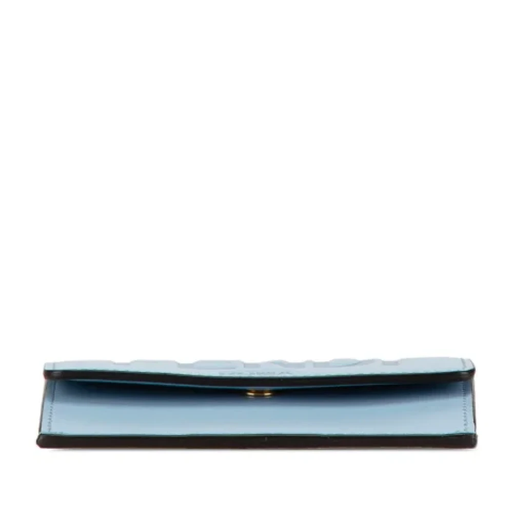 Fendi Vintage Pre-owned Leather wallets Blue Dames
