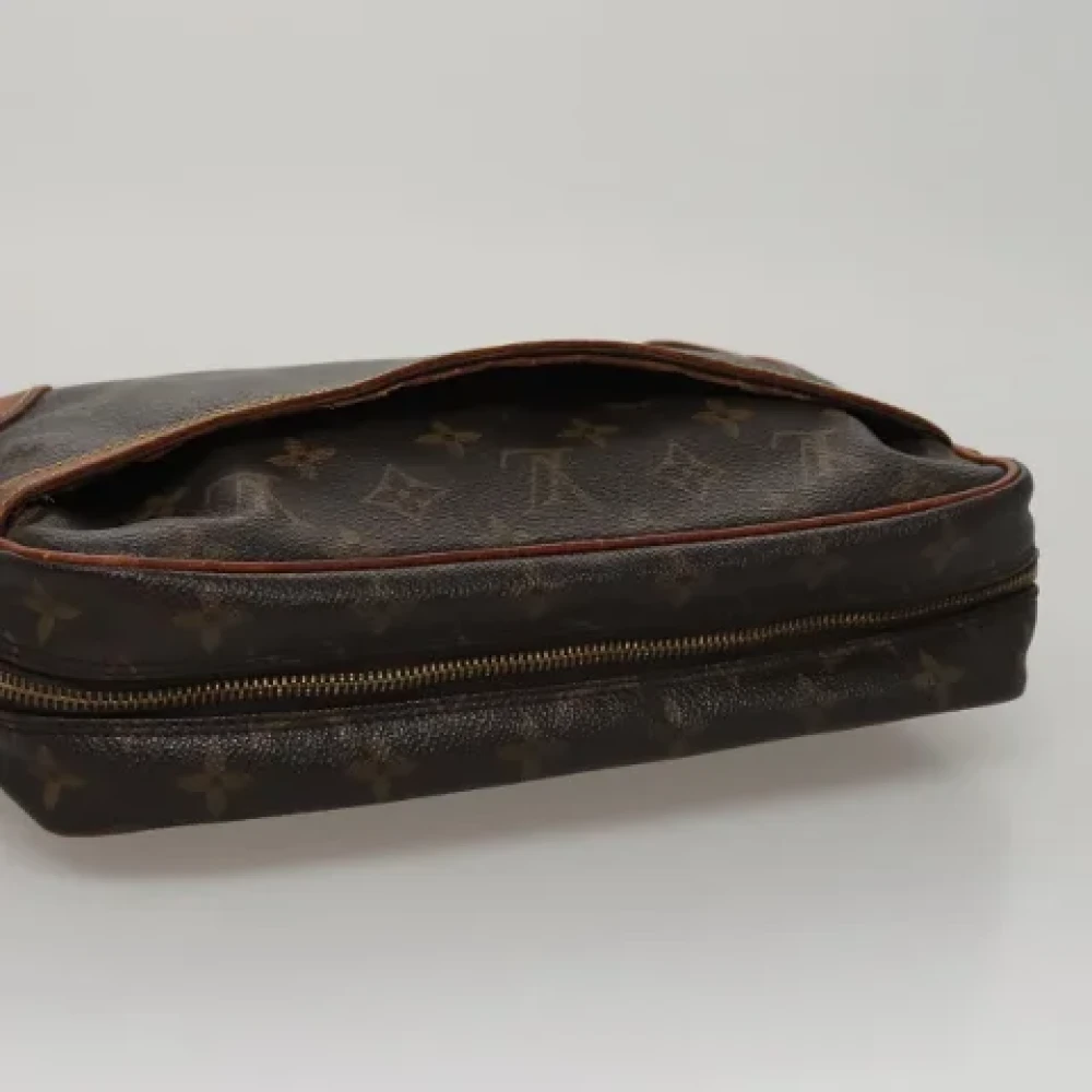 Louis Vuitton Vintage Pre-owned Canvas clutches Brown Dames