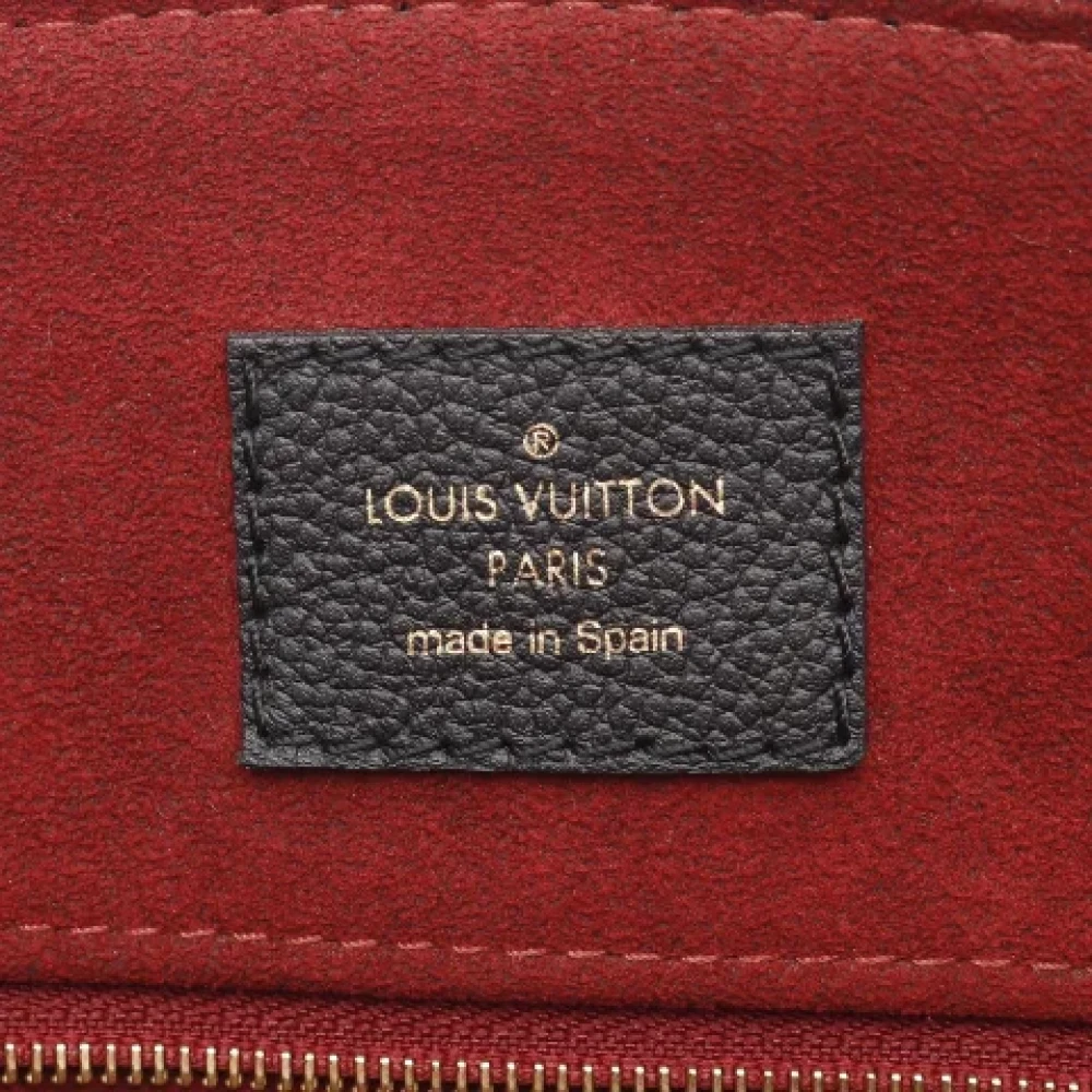 Louis Vuitton Vintage Pre-owned Leather handbags Black Dames