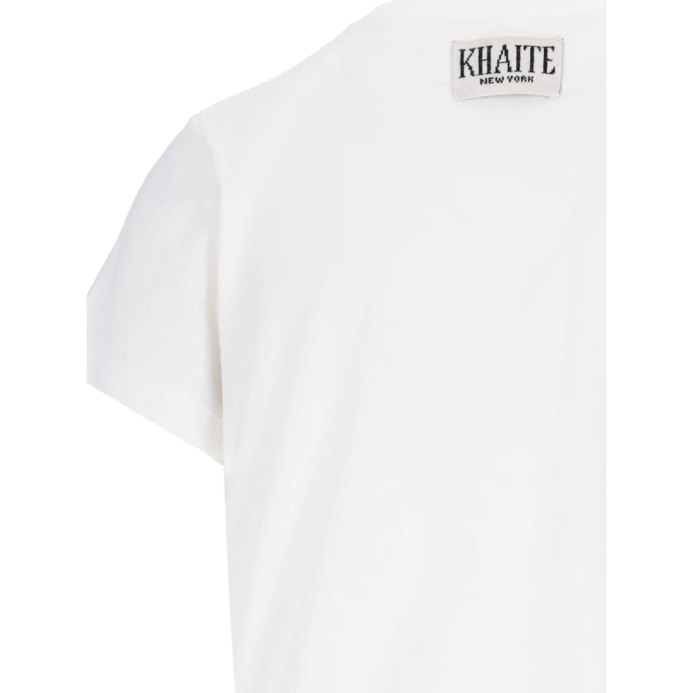 Khaite Witte T-shirt Collectie White Dames