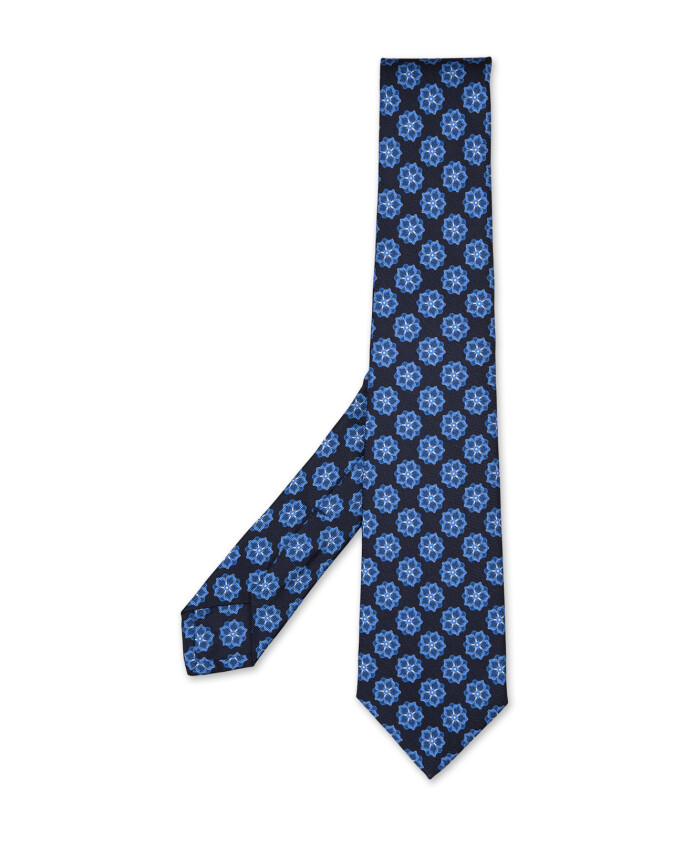 echarpe-elegante-en-soie-bleue