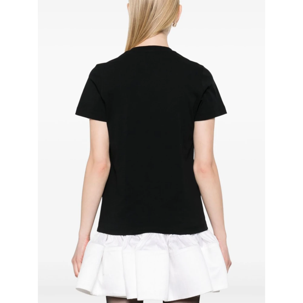 Moschino Casual Katoenen T-Shirt Black Dames