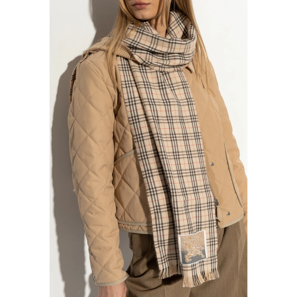 Burberry Wollen sjaal Beige Unisex