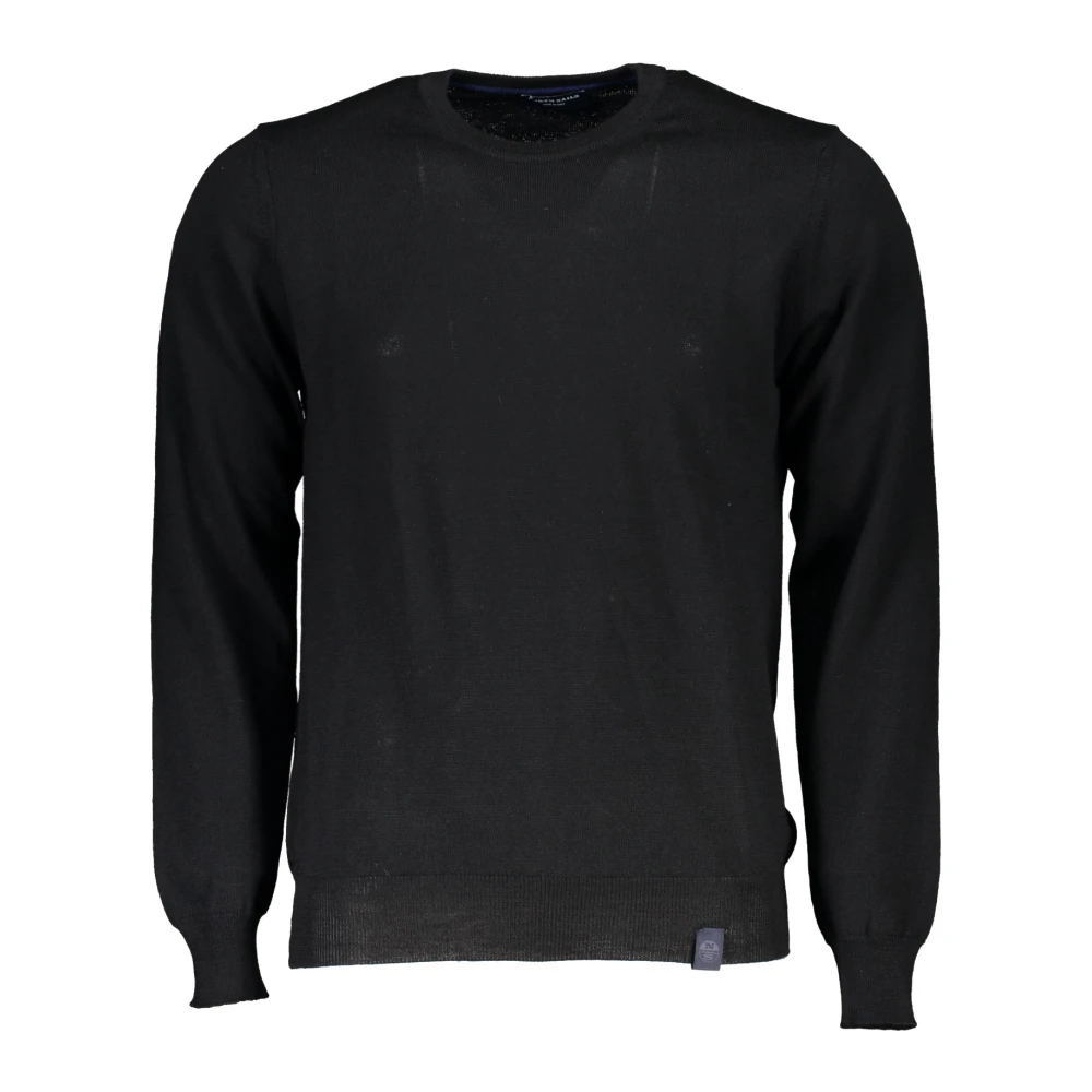 North Sails Hydrowool Pullover met ronde hals en lange mouwen Black Heren