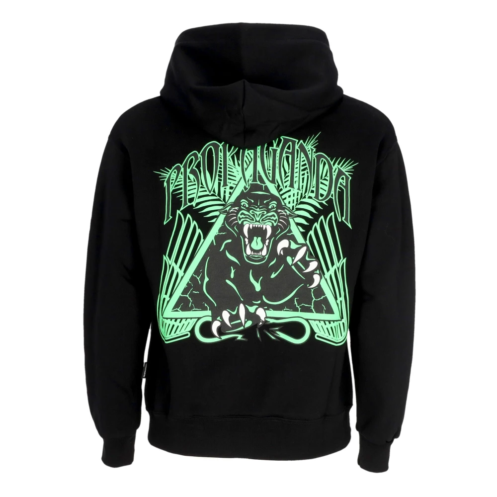 Propaganda Zwarte Driehoekige Hoodie Mannen Black Heren