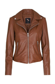 Jacket With Straight Big Zippe Skind 10576