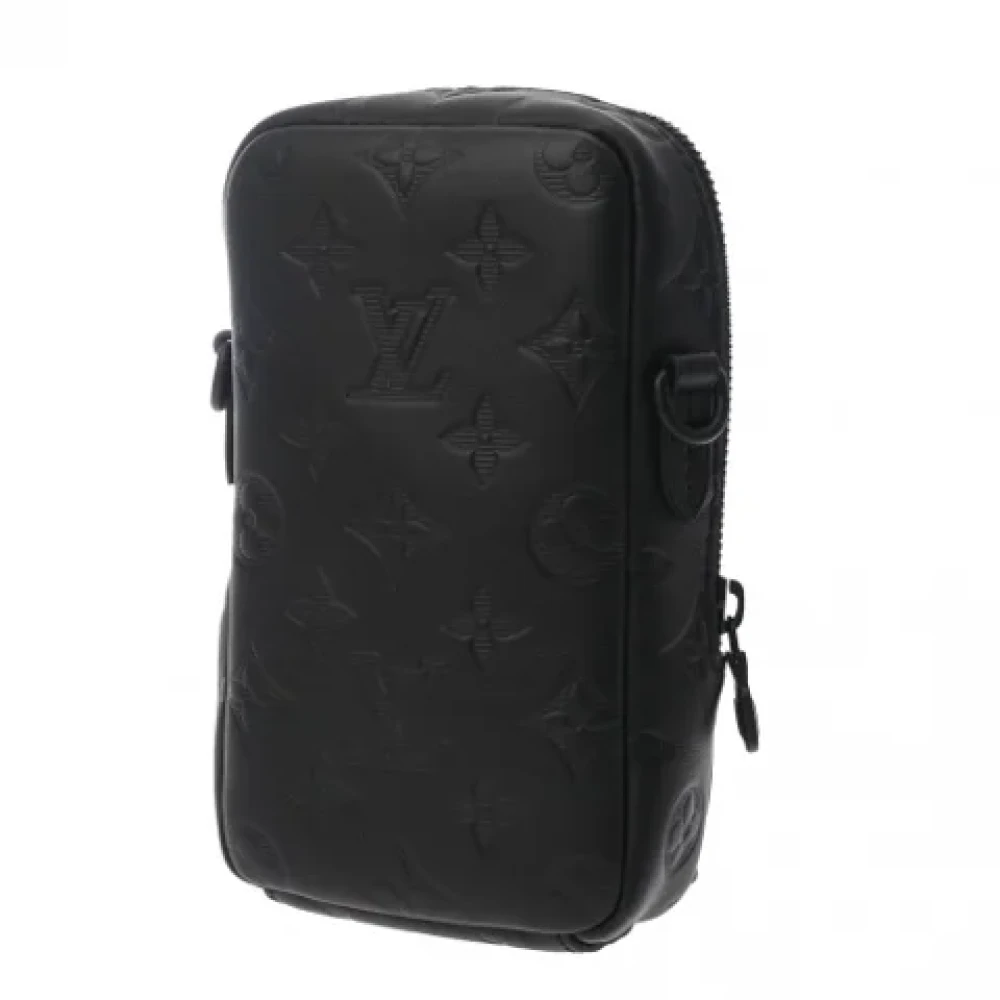 Louis Vuitton Vintage Pre-owned Leather shoulder-bags Black Dames