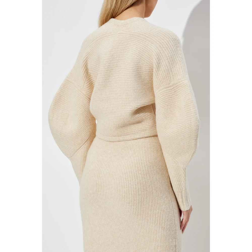 Cult Gaia Cardigan Devin Beige Dames