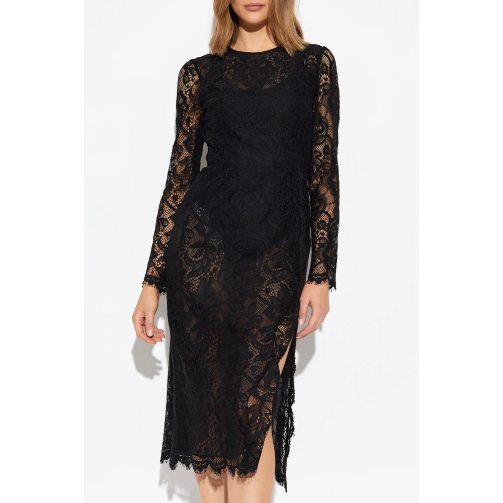 Dolce & Gabbana Kanten jurk Black Dames