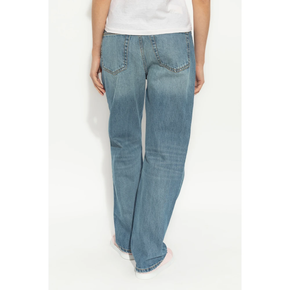 Re Done Straight leg jeans Blue Dames