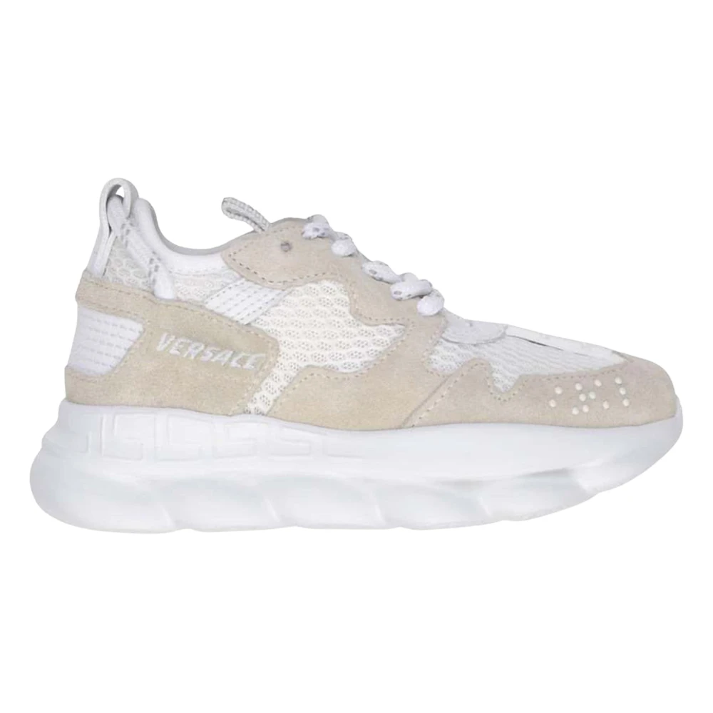 Versace Beige Kids Sneakers, Unisex, 31 Eu, Chain Reaction Trainers