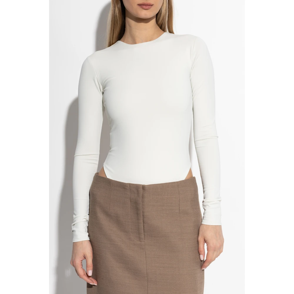 Entire Studios Lange mouw bodysuit Beige Dames