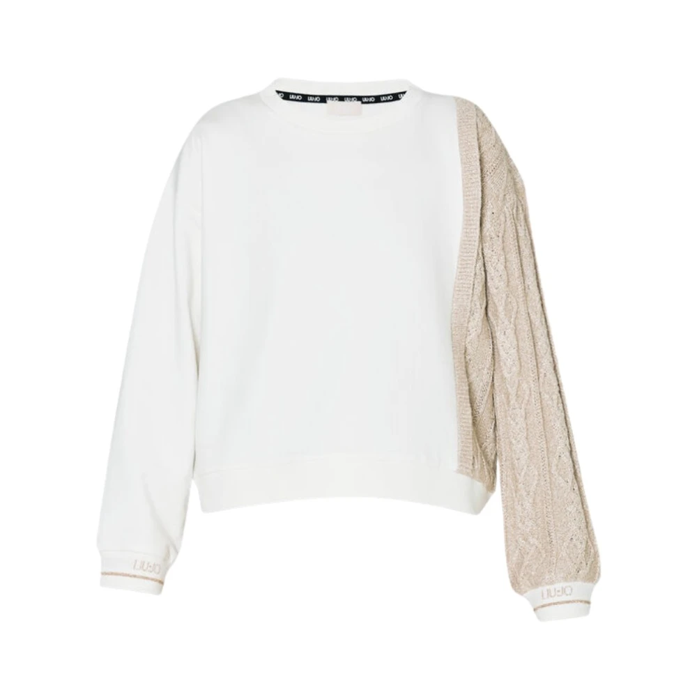 Liu Jo Women's Crewneck Sweatshirt With Lurex Details