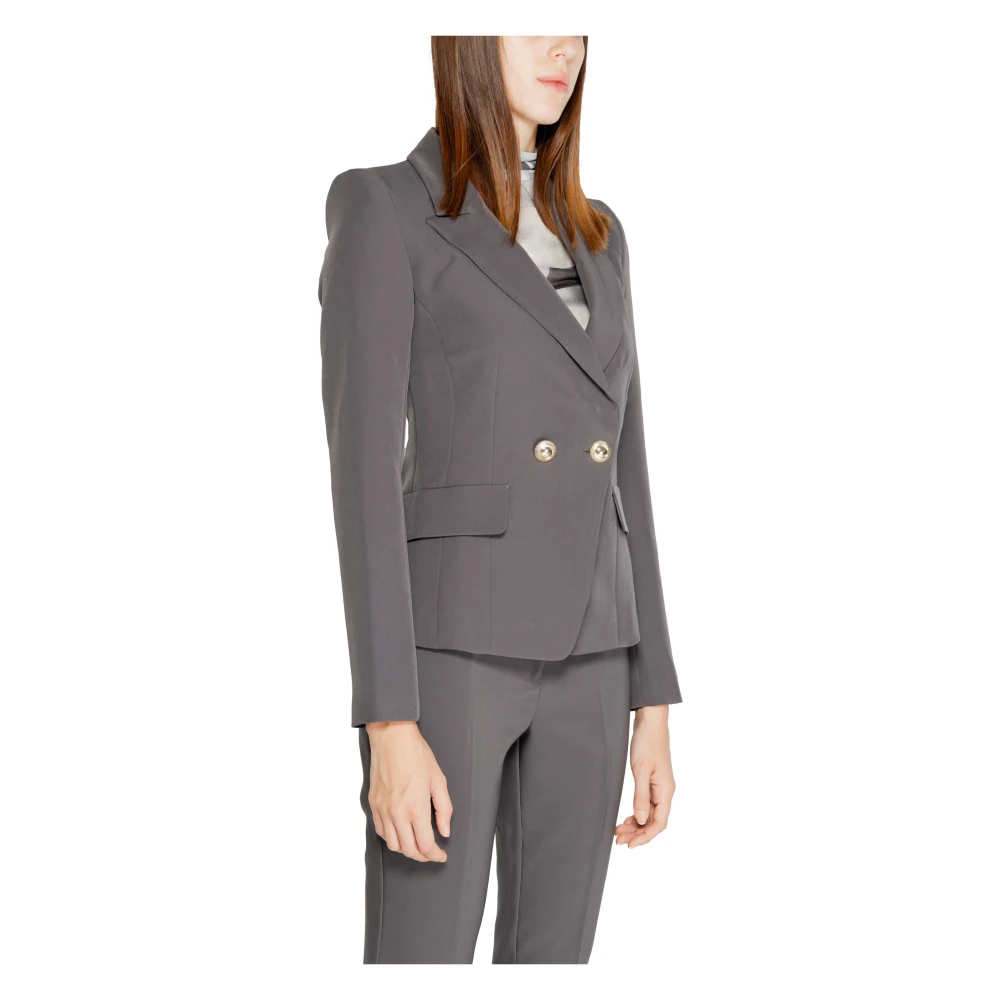 RINASCIMENTO Herfst Winter Blazer Donna Gray Dames