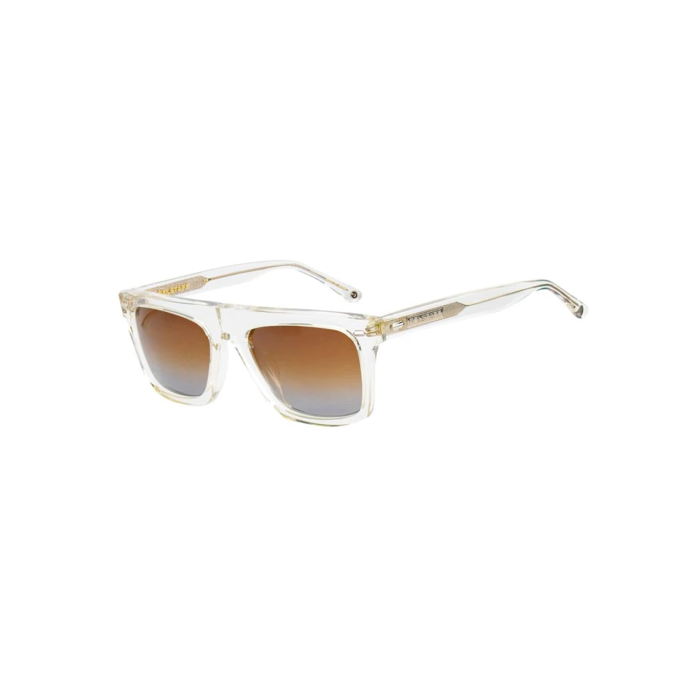 Belstaff Unisex Gray Acetate Square Sunglasses