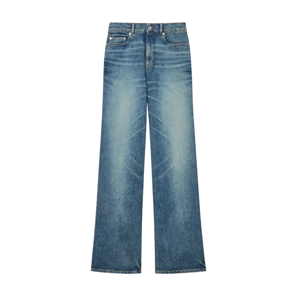Kenzo Blauwe Wijde Pijp Jeans Blue Dames