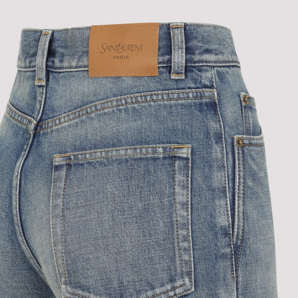 Saint Laurent Blauwe Jeans voor Vrouwen Blue Dames