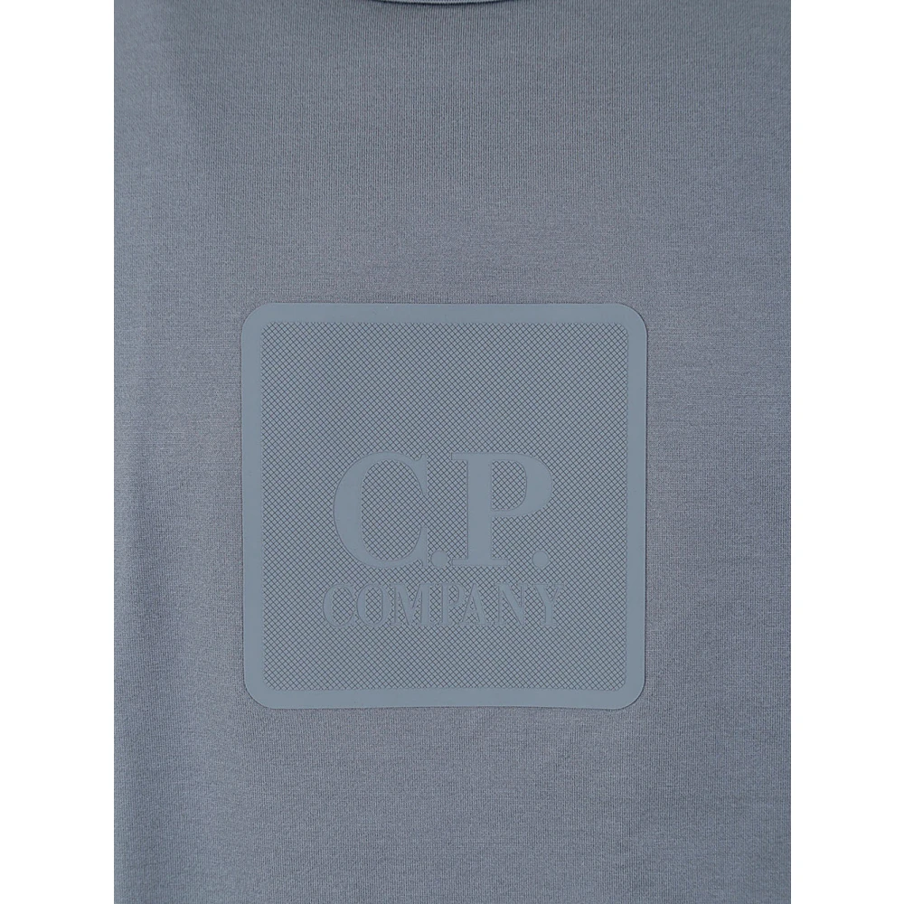 C.P. Company Metropolis Logo Badge T-Shirt Gray Heren
