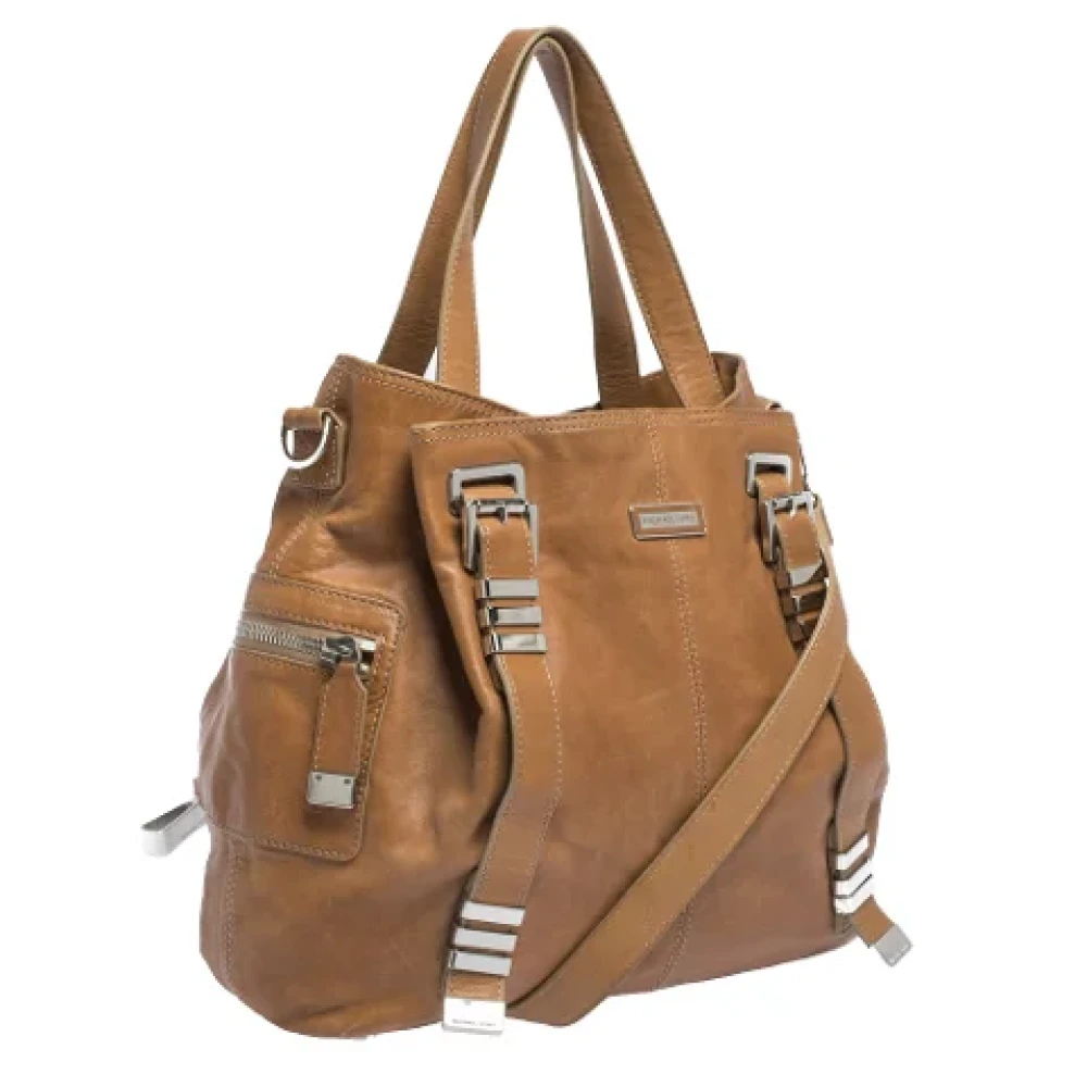 Michael Kors Pre-owned Leather totes Beige Dames
