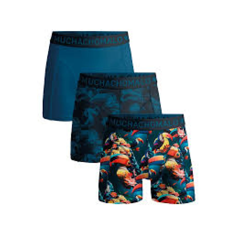 Muchachomalo Heren Boxershorts 3-Pack Multicolor Heren