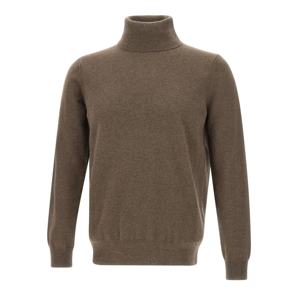 Kangra Kashmir Turtleneck Tröja, Kastanjfärg Brown, Herr