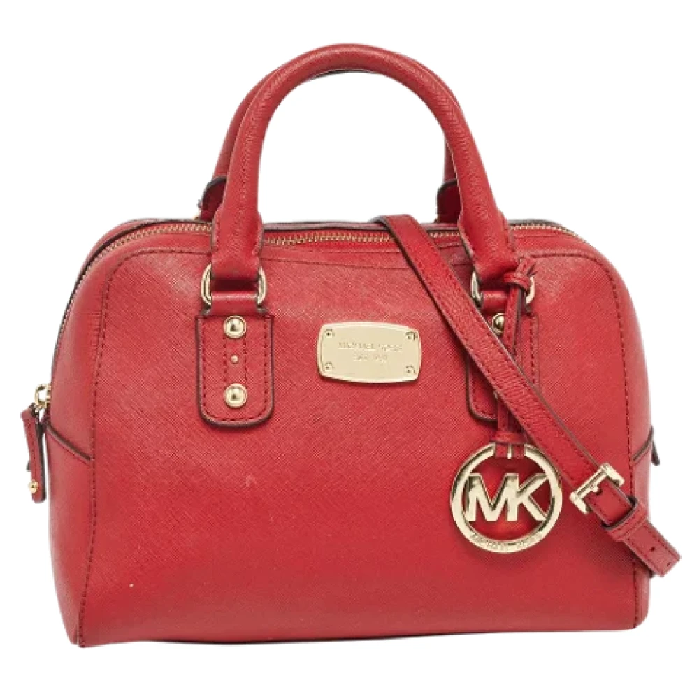 Michael Kors Pre-owned Leather handbags Red Dames