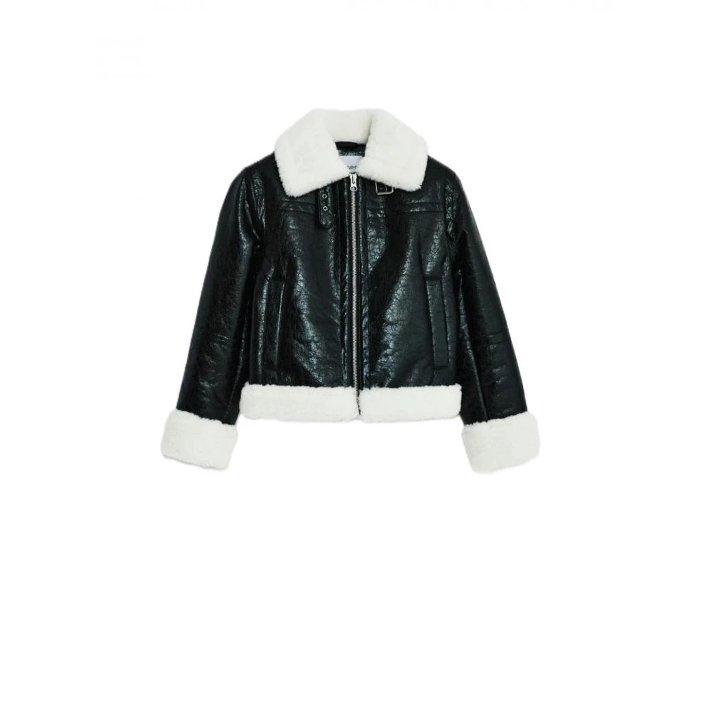 Stand Studio Polyester Puffer en Parka Jassen Black Dames