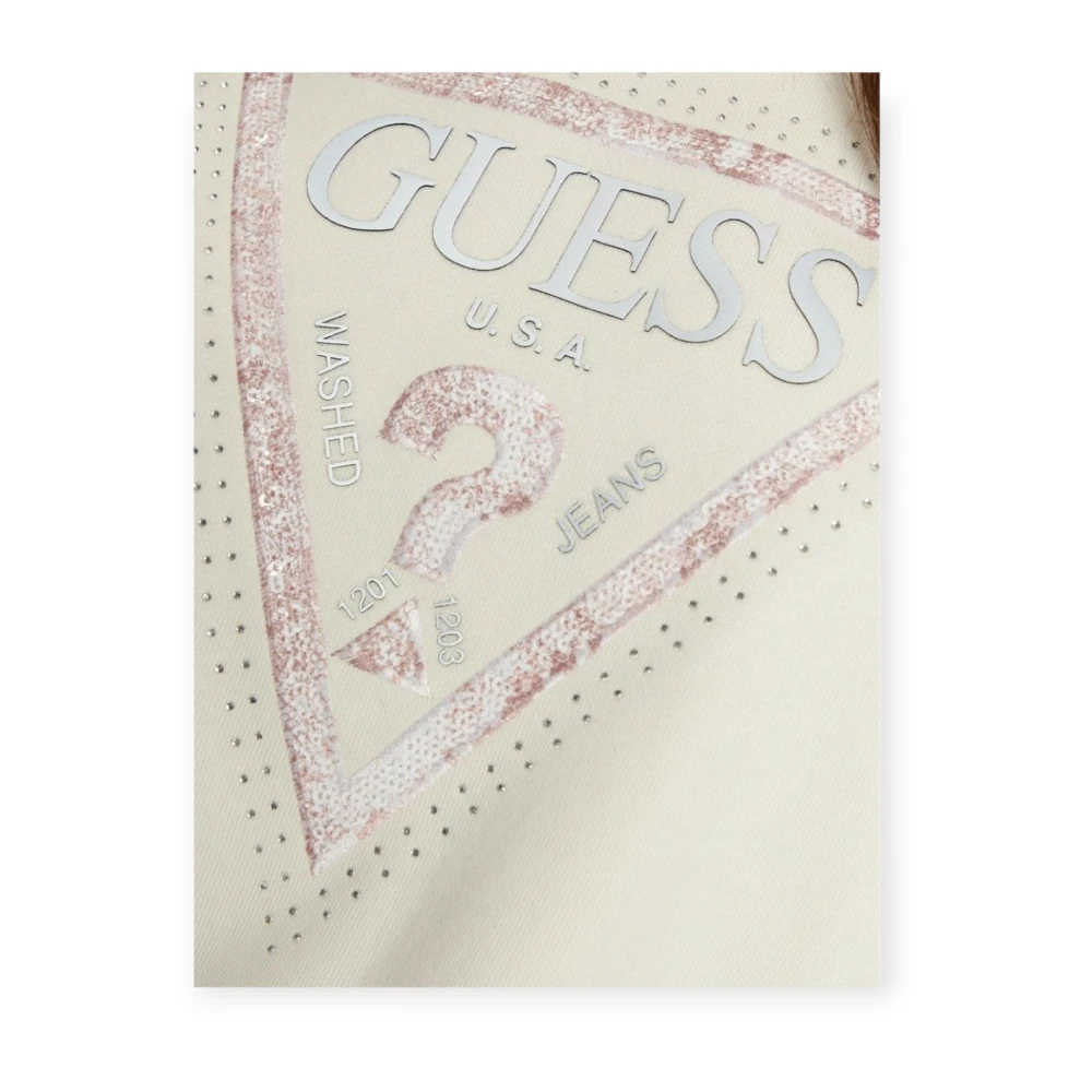 Guess Stijlvolle hoodies voor een trendy uitstraling Beige Dames
