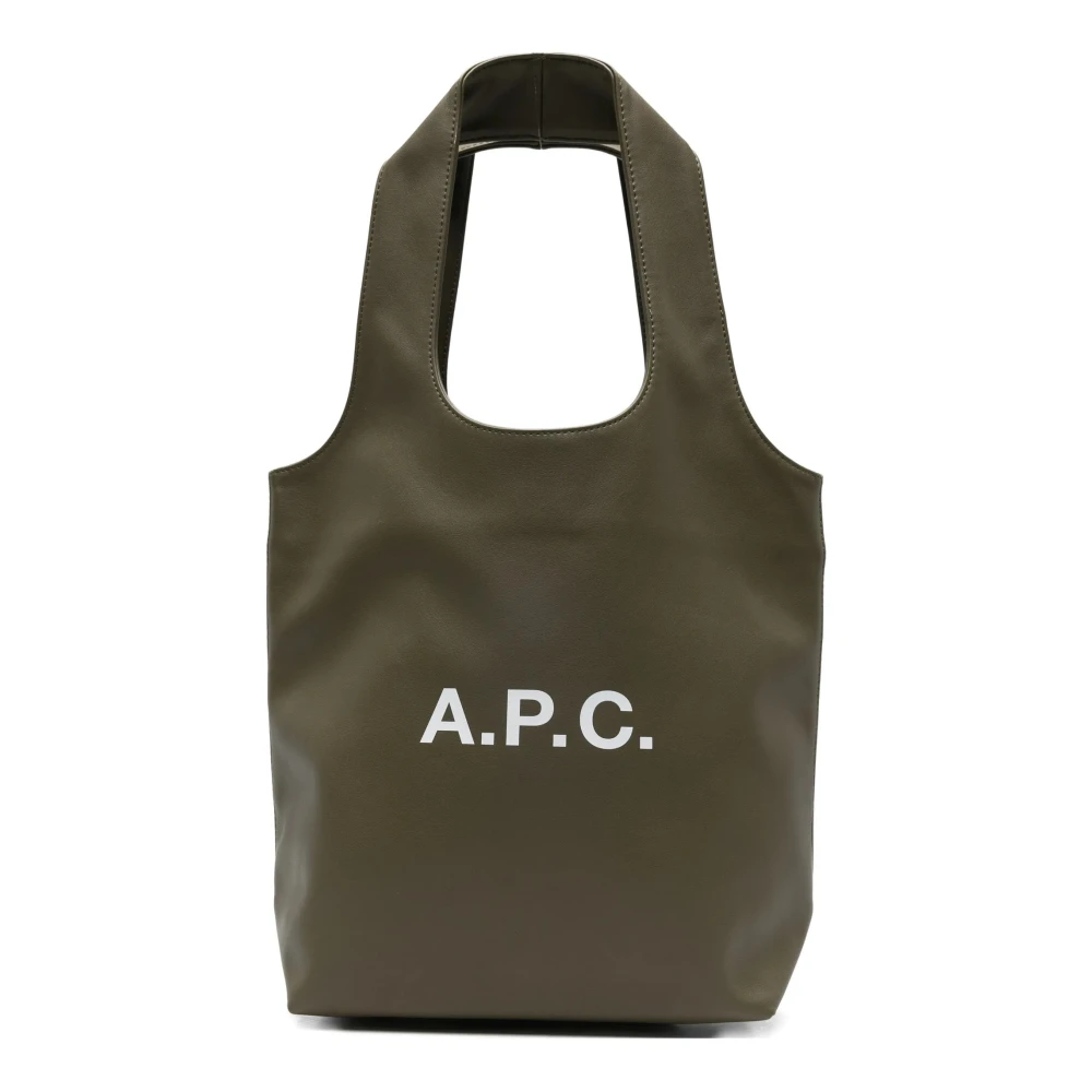 A.p.c. Kvinno Grön Väskor Dam, One Size, Polyester, Ninon Small Tote