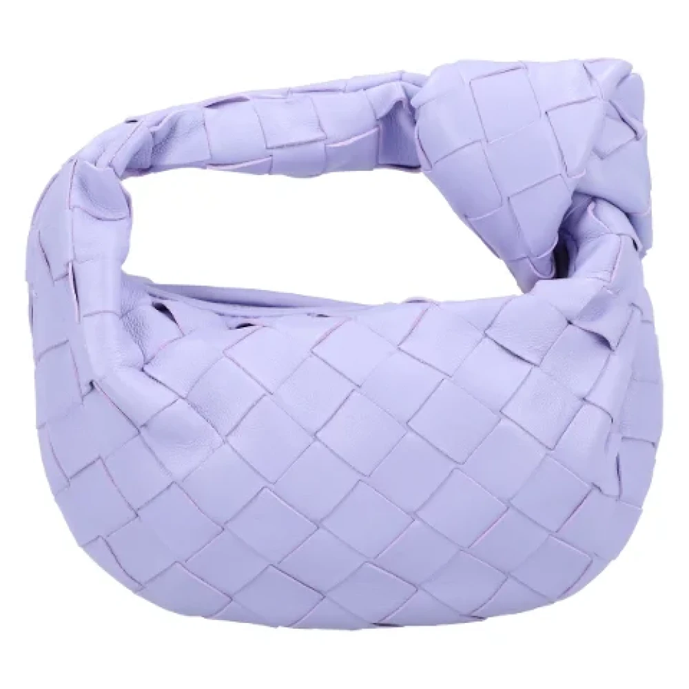 Bottega Veneta Leather handbags Purple Dames