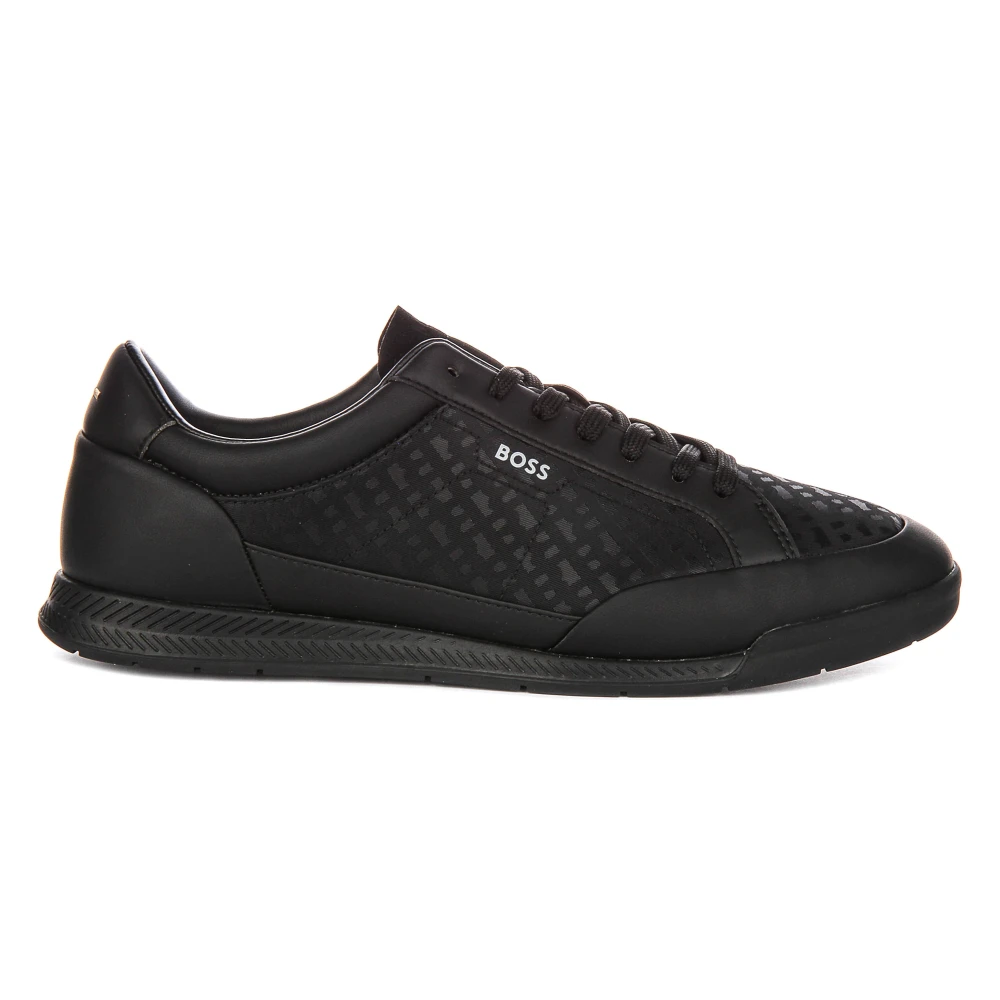 Hugo Men's Black Nitan Trainer - Sneakers - 10 Uk - Shoes