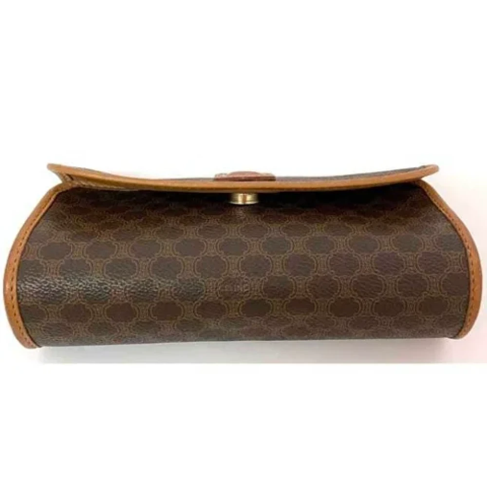 Celine Vintage Pre-owned Leather celine-bags Brown Dames