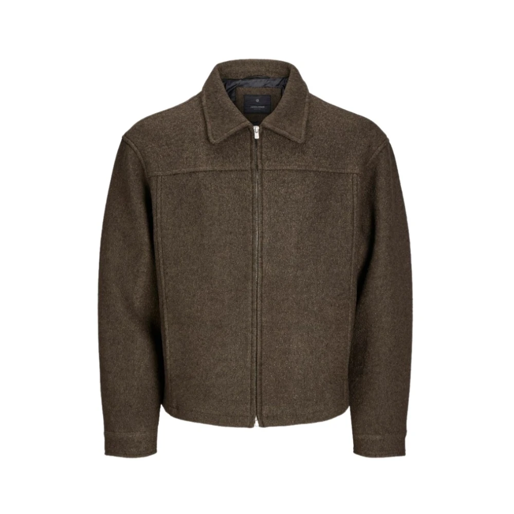jack & jones Raphael Wollen Jas Brown Heren