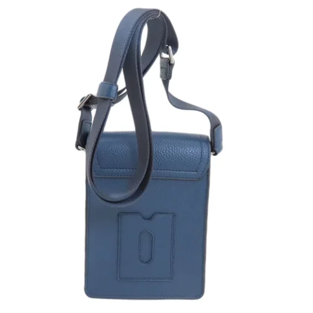 Michael Kors Pre-owned Leather shoulder-bags Blue Dames
