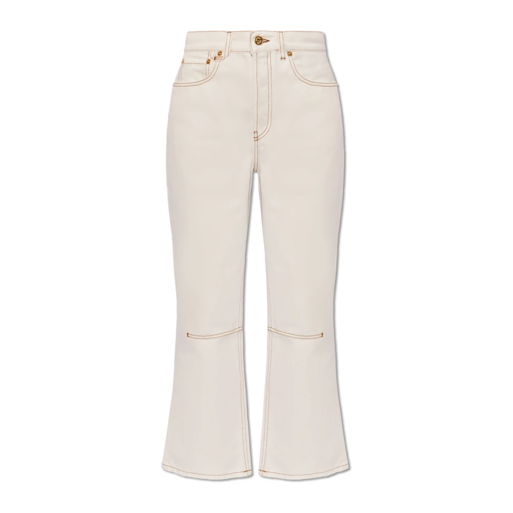 Jacquemus Kick flare jeans White Dames