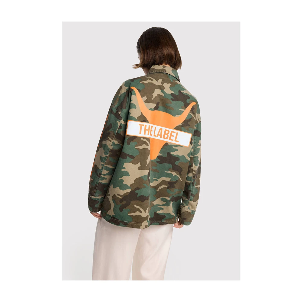 Alix The Label Camouflage Jack Green Dames