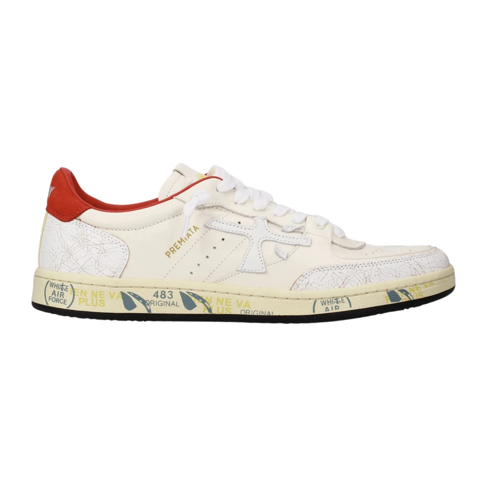 Premiata Men's Beige Sneakers, 11 Uk, Bskt Clay Sneaker
