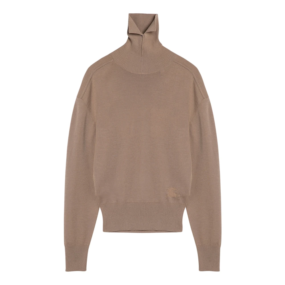 Burberry Stijlvolle Turtleneck Sweater Beige Dames